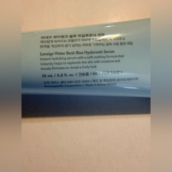 Laneige Water Bank Blue Hyaluronic Serum 25ml x 3pcs K-beauty - Picture 2 of 6